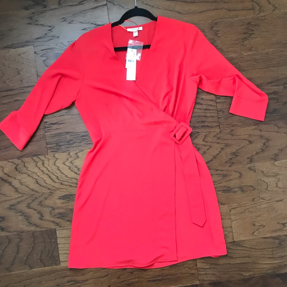Red Wrap Dress by Topshop, NWT! - Picture 6 of 6